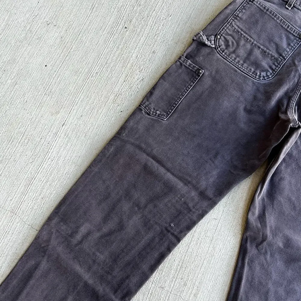Carhartt faded brown double knee work wear carpenter pants